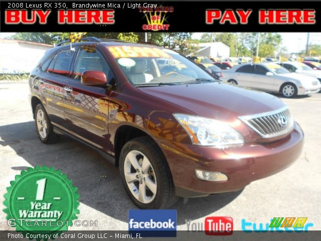 2008 Lexus RX 350 in Brandywine Mica