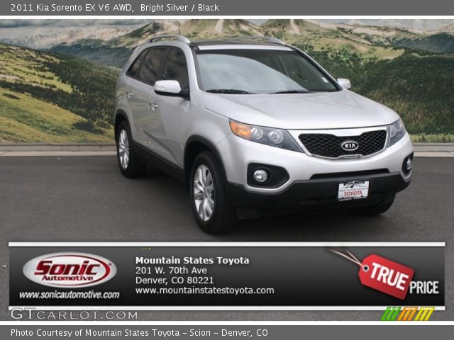 2011 Kia Sorento EX V6 AWD in Bright Silver