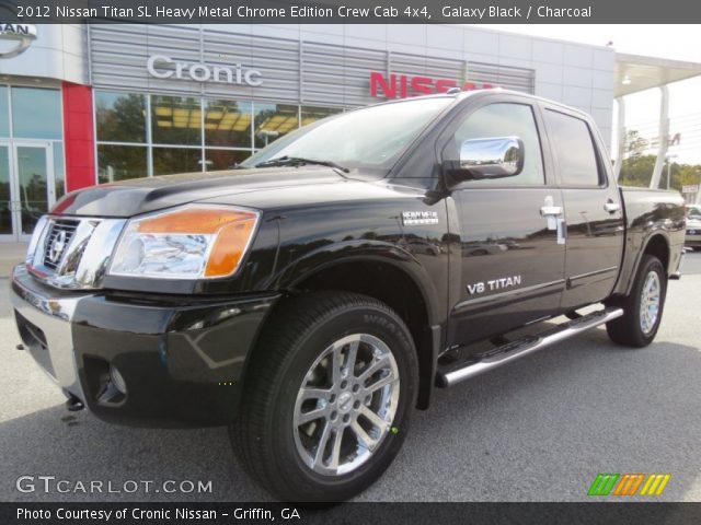 2012 Nissan Titan SL Heavy Metal Chrome Edition Crew Cab 4x4 in Galaxy Black