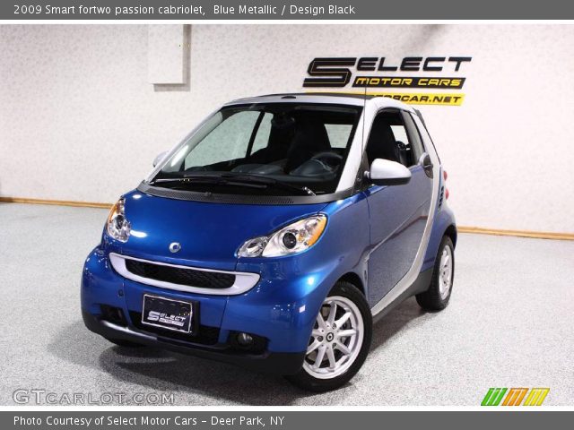 2009 Smart fortwo passion cabriolet in Blue Metallic