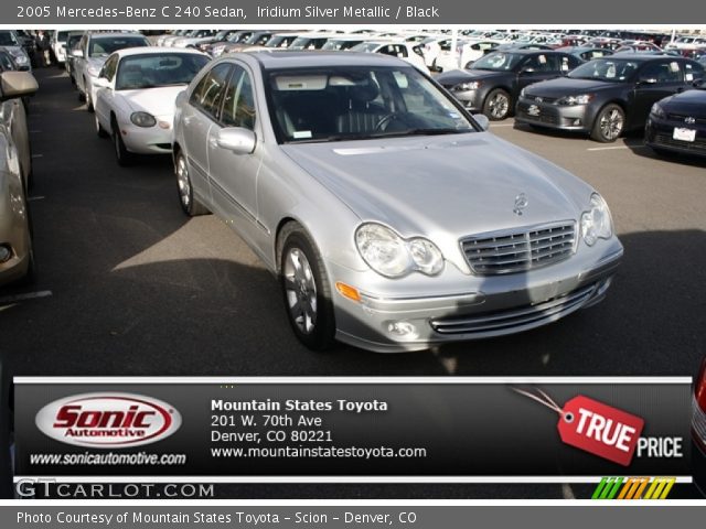 2005 Mercedes-Benz C 240 Sedan in Iridium Silver Metallic