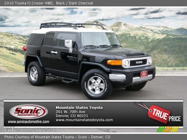 2010 Toyota FJ Cruiser 4WD in Black