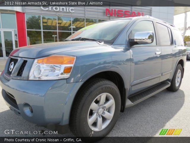 2012 Nissan Armada SV in Lakeshore Slate Blue