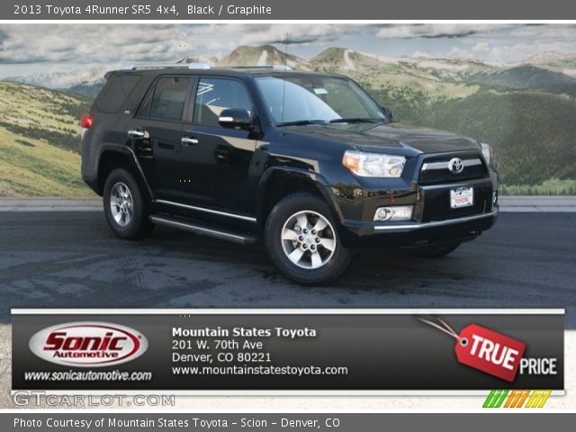 2013 Toyota 4Runner SR5 4x4 in Black