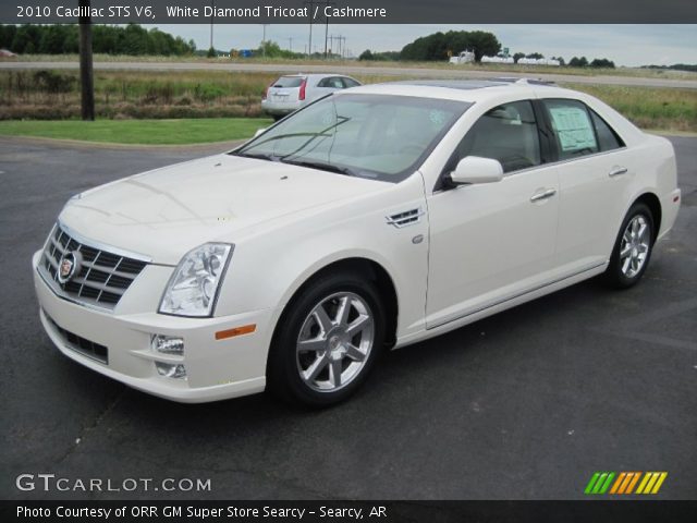 2010 Cadillac STS V6 in White Diamond Tricoat