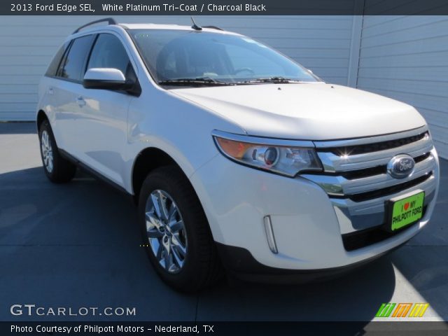 2013 Ford Edge SEL in White Platinum Tri-Coat