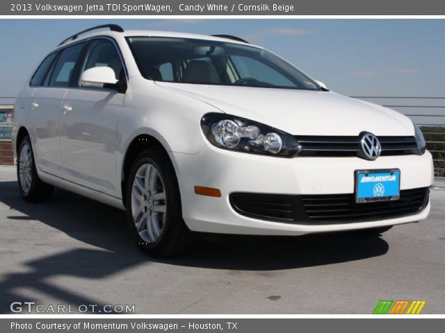 2013 Volkswagen Jetta TDI SportWagen in Candy White