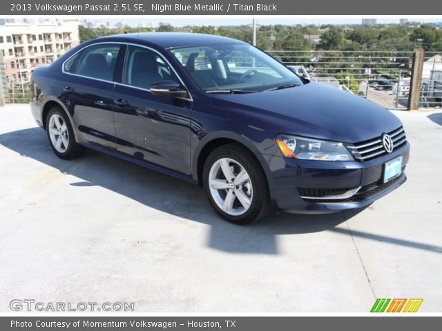 2013 Volkswagen Passat 2.5L SE in Night Blue Metallic