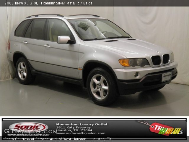 2003 BMW X5 3.0i in Titanium Silver Metallic