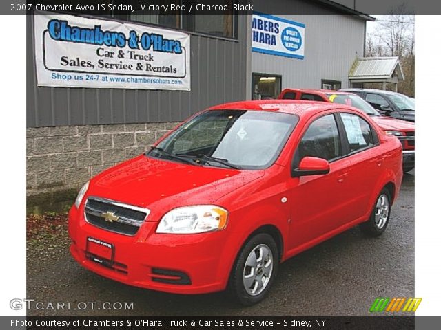 2007 Chevrolet Aveo LS Sedan in Victory Red