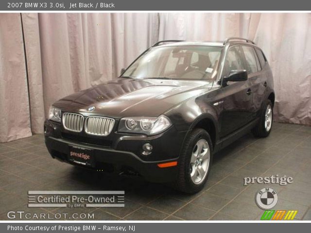 2007 BMW X3 3.0si in Jet Black