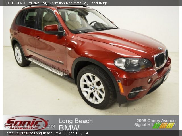 2011 BMW X5 xDrive 35i in Vermilion Red Metallic