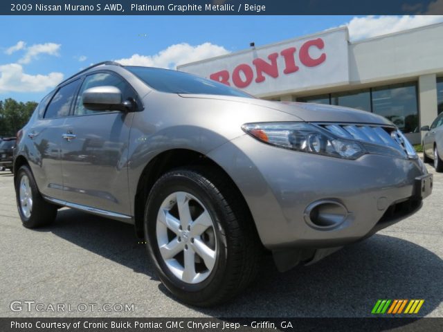 2009 Nissan Murano S AWD in Platinum Graphite Metallic