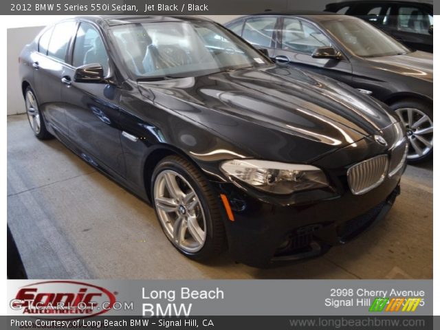 2012 BMW 5 Series 550i Sedan in Jet Black