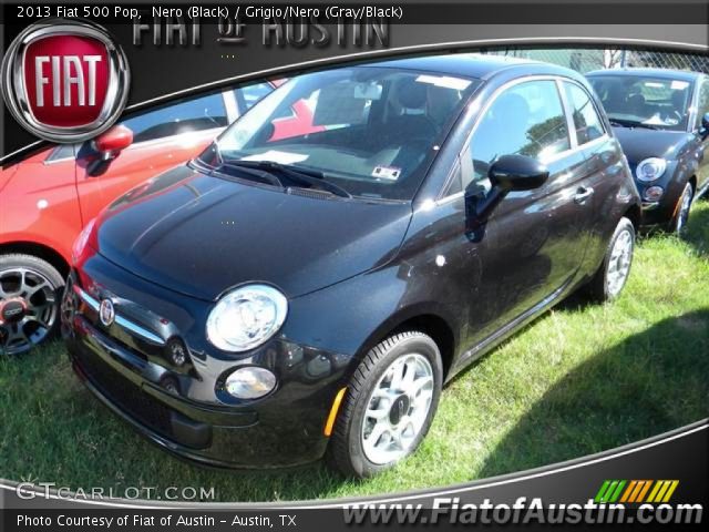 2013 Fiat 500 Pop in Nero (Black)