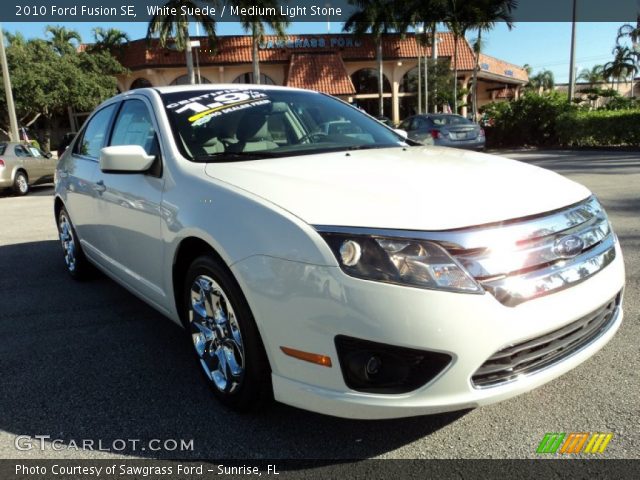 2010 Ford Fusion SE in White Suede