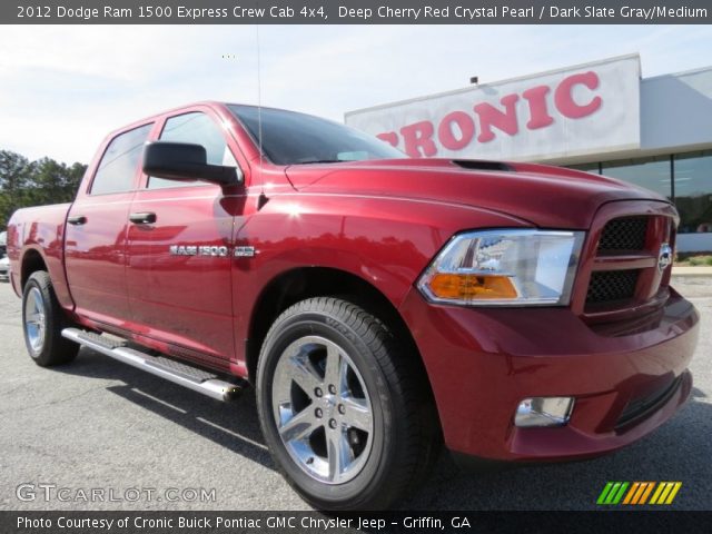 2012 Dodge Ram 1500 Express Crew Cab 4x4 in Deep Cherry Red Crystal Pearl