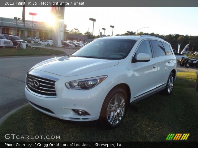 2013 Infiniti JX 35 in Moonlight White