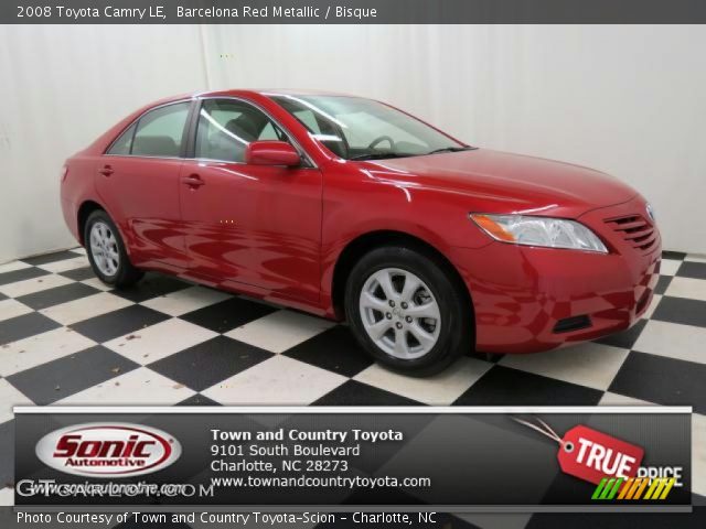 2008 Toyota Camry LE in Barcelona Red Metallic