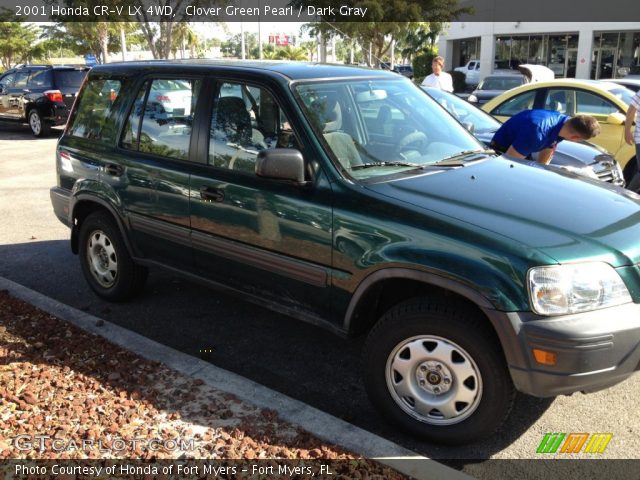 2001 Honda CR-V LX 4WD in Clover Green Pearl