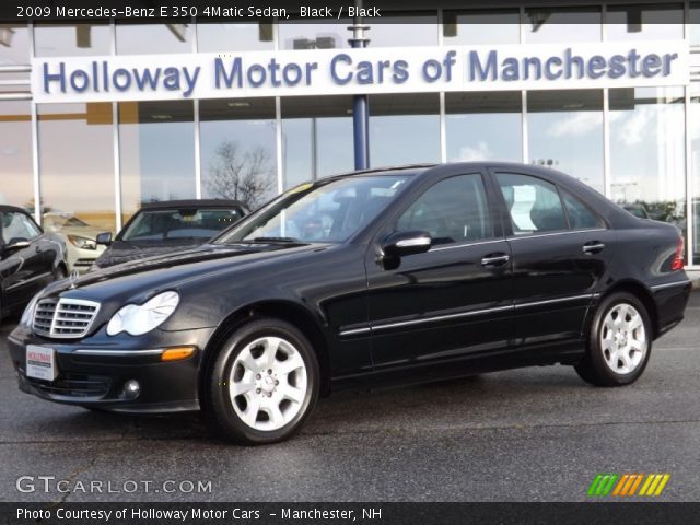 2009 Mercedes-Benz E 350 4Matic Sedan in Black