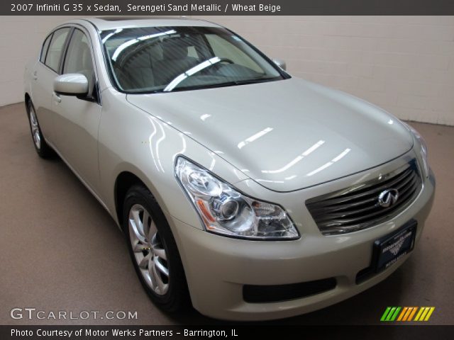 2007 Infiniti G 35 x Sedan in Serengeti Sand Metallic