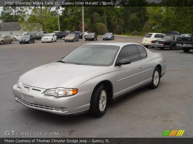 2002 Chevrolet Monte Carlo LS in Galaxy Silver Metallic