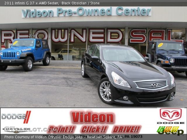 2011 Infiniti G 37 x AWD Sedan in Black Obsidian