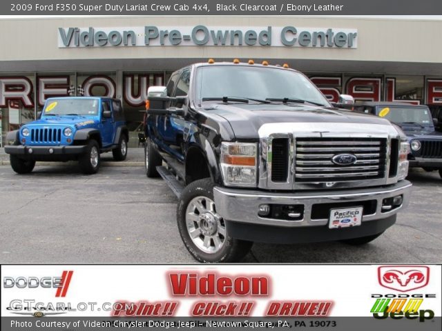 2009 Ford F350 Super Duty Lariat Crew Cab 4x4 in Black Clearcoat