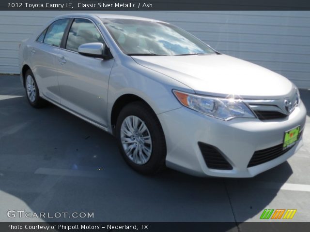 2012 Toyota Camry LE in Classic Silver Metallic
