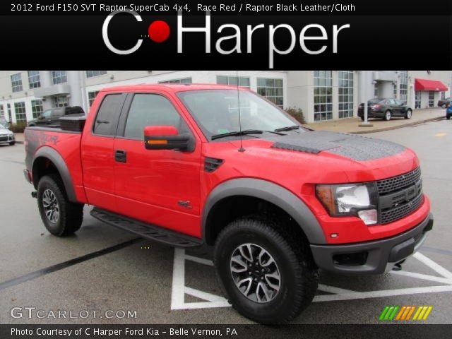 2012 Ford F150 SVT Raptor SuperCab 4x4 in Race Red