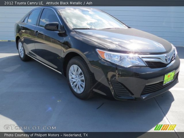 2012 Toyota Camry LE in Attitude Black Metallic
