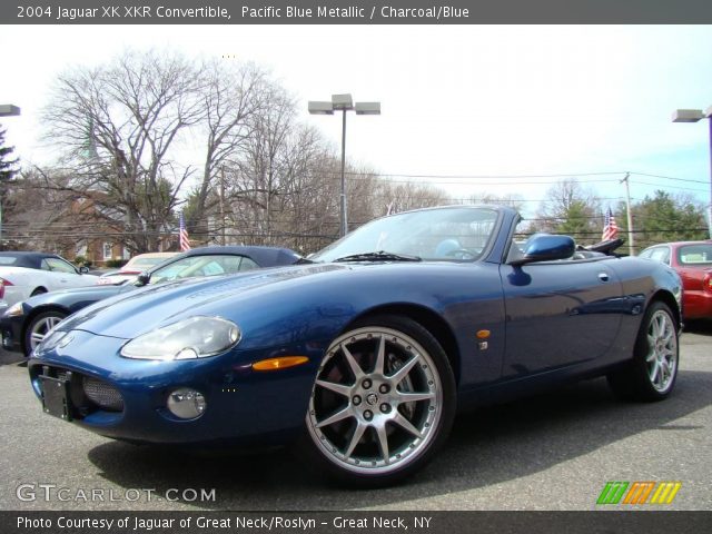 2004 Jaguar XK XKR Convertible in Pacific Blue Metallic