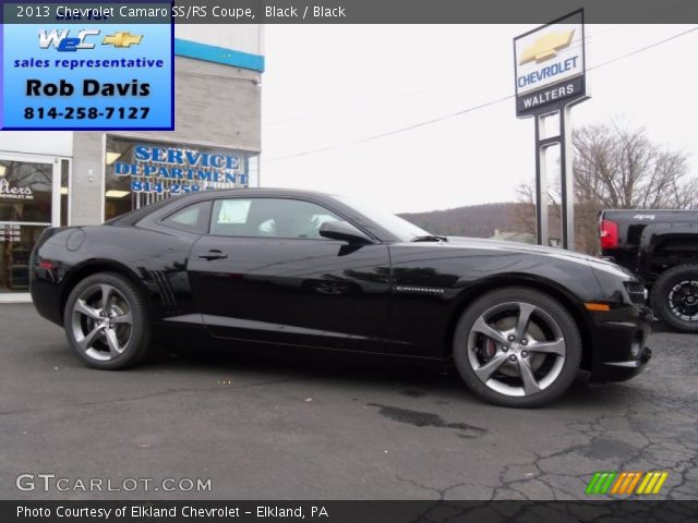 2013 Chevrolet Camaro SS/RS Coupe in Black