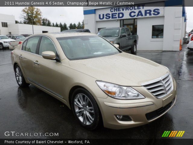 2011 Hyundai Genesis 4.6 Sedan in Champagne Beige Metallic
