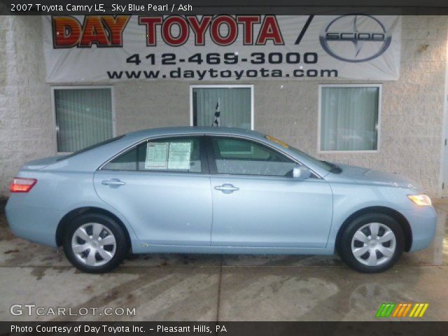 2007 Toyota Camry LE in Sky Blue Pearl