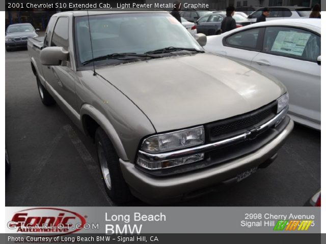 2001 Chevrolet S10 Extended Cab in Light Pewter Metallic