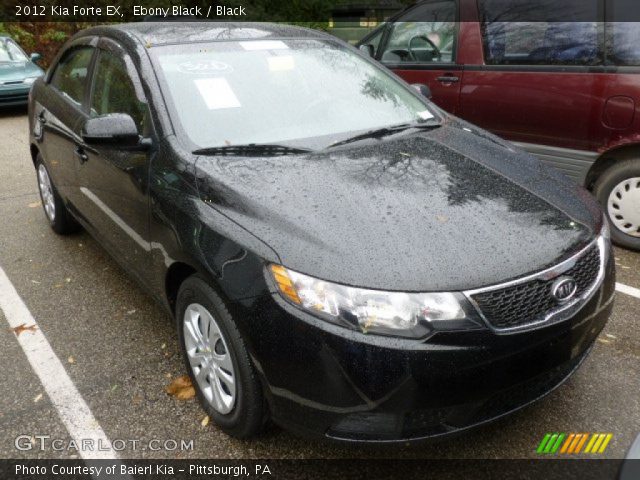 2012 Kia Forte EX in Ebony Black