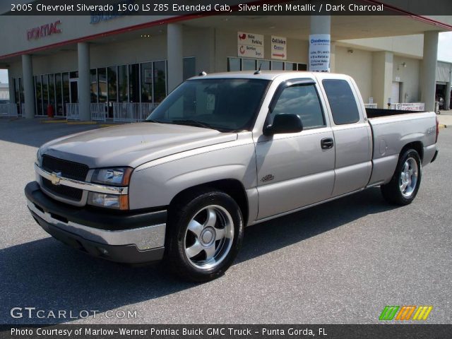 2005 Chevrolet Silverado 1500 LS Z85 Extended Cab in Silver Birch Metallic