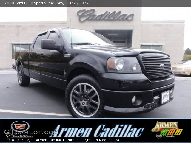 2008 Ford F150 Sport SuperCrew in Black