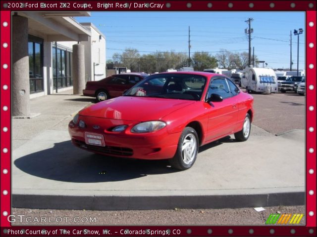 2002 Ford Escort ZX2 Coupe in Bright Red