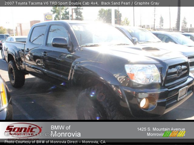 2007 Toyota Tacoma V6 TRD Sport Double Cab 4x4 in Black Sand Pearl