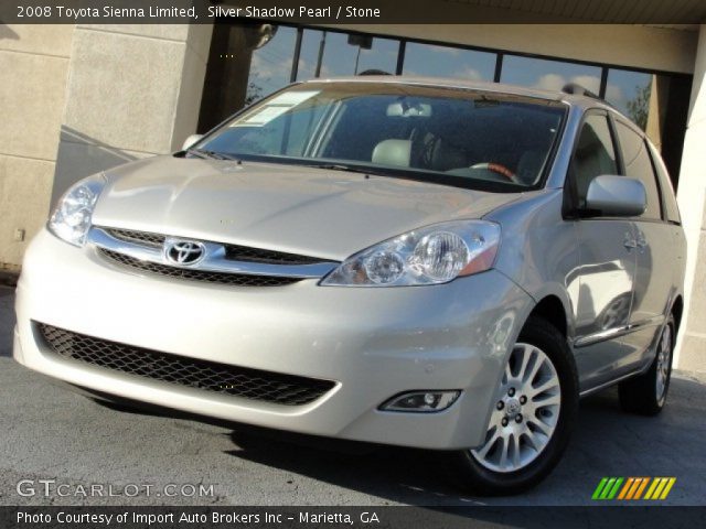 2008 Toyota Sienna Limited in Silver Shadow Pearl