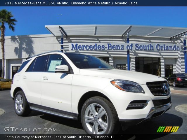 2013 Mercedes-Benz ML 350 4Matic in Diamond White Metallic