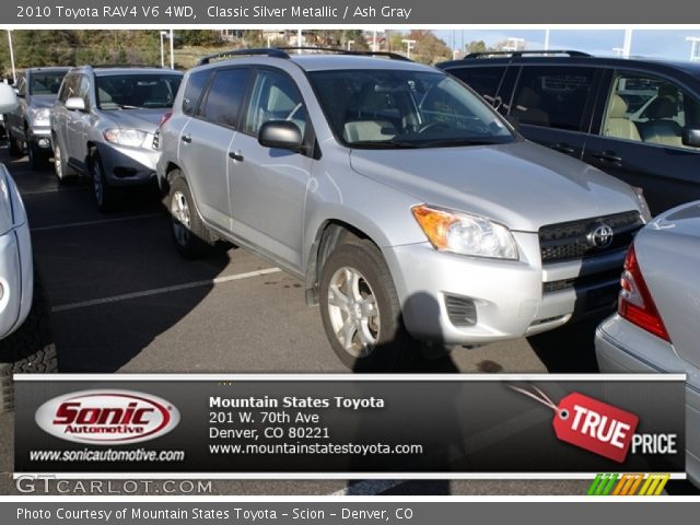 2010 Toyota RAV4 V6 4WD in Classic Silver Metallic