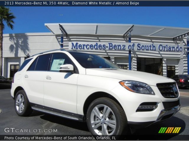 2013 Mercedes-Benz ML 350 4Matic in Diamond White Metallic