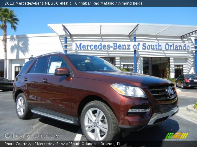 2013 Mercedes-Benz ML 350 4Matic in Cinnabar Red Metallic