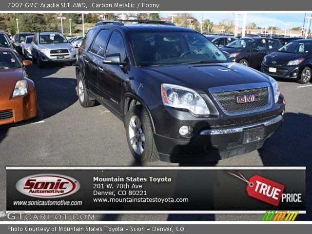 2007 GMC Acadia SLT AWD in Carbon Metallic
