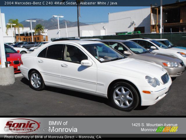 2004 Mercedes-Benz C 240 4Matic Sedan in Alabaster White