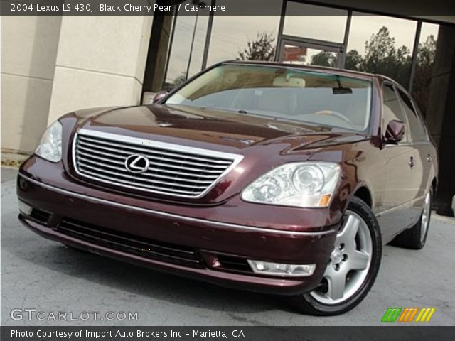 2004 Lexus LS 430 in Black Cherry Pearl